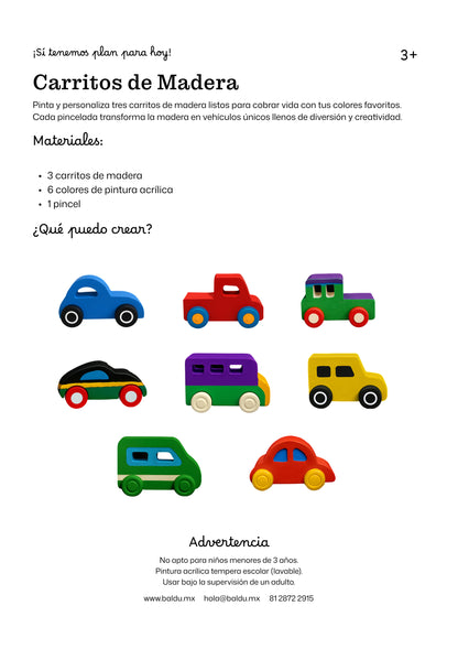Carritos de Madera