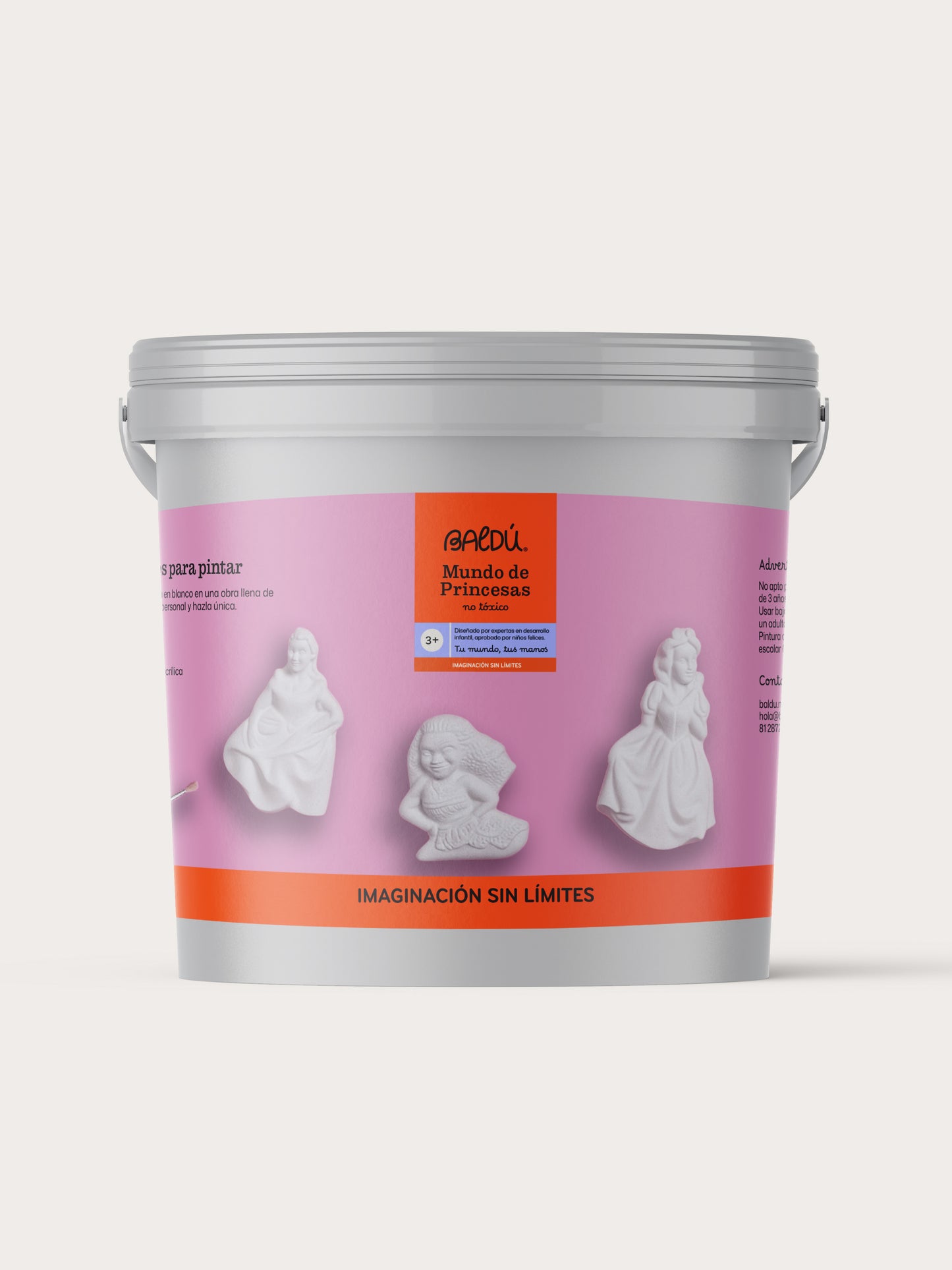 Mundo de Princesas: kit de yesos para pintar