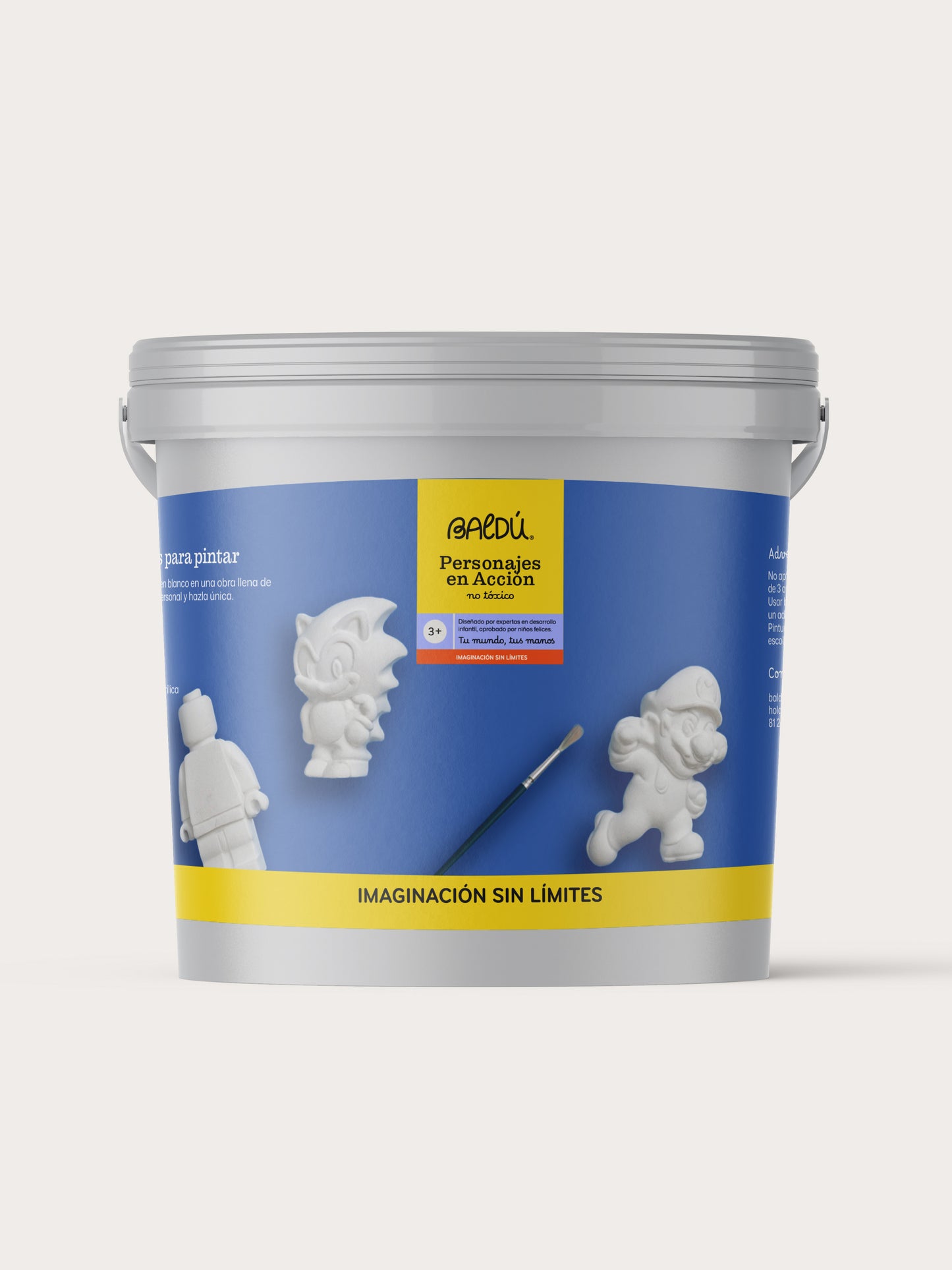 Personajes en Acción: kit de yesos para pintar